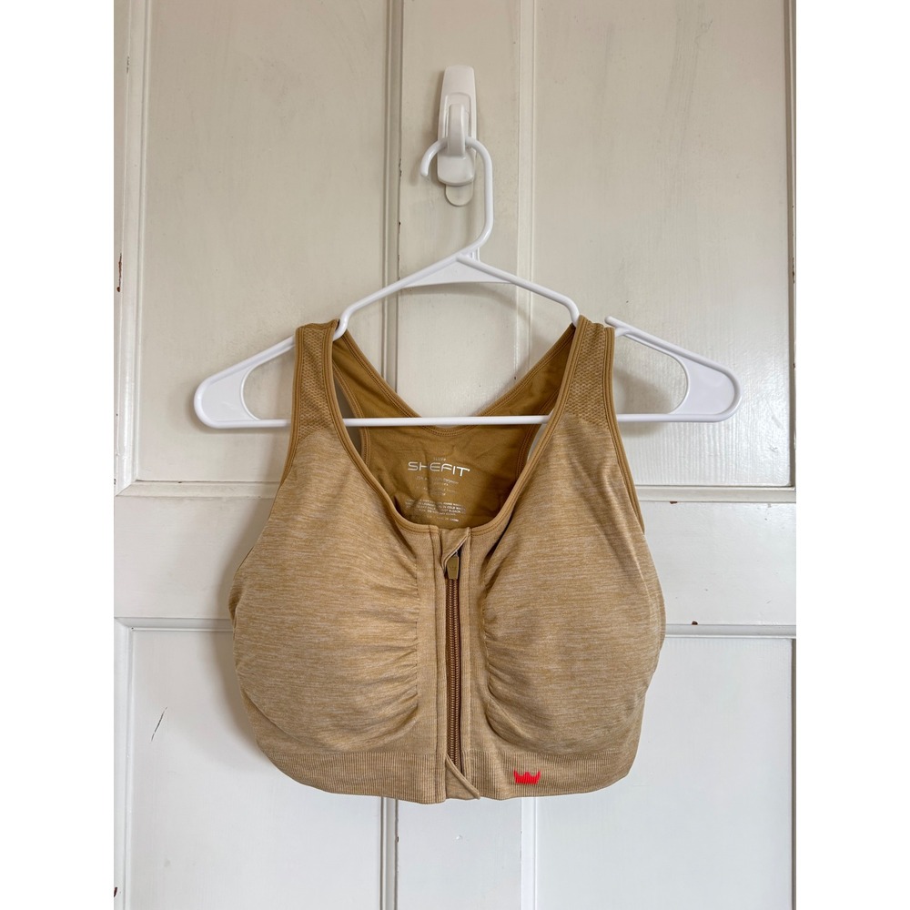 Shefit nude lounge bra in honey wheat size 3Luxe